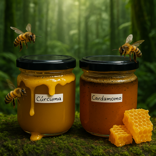 Combo Miel de Cúrcuma + Miel de Cardamomo